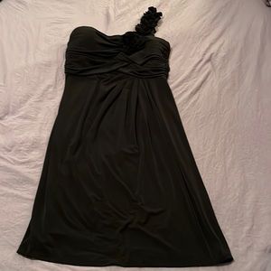 Black One-Shoulder Dress